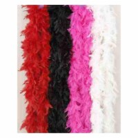 Halloween White Fashion Boa - Nominal Size