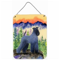 12 x 16 in. Kerry Blue Terrier Aluminum Metal Wall & Door Hanging Prints