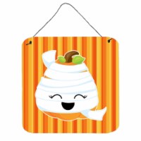 Halloween Pumpkin Mummy Wall or Door Hanging Prints