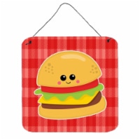 Hamburger Face Wall or Door Hanging Prints