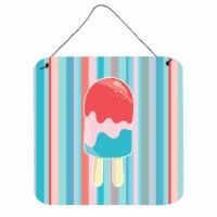 Ice Pop Popsicle Red Pink Blue Wall or Door Hanging Prints