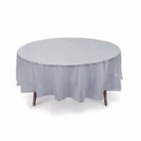 TCRH-SLV-6 Round Table Cover, Silver - Case of 19
