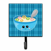 Blue Bowl of Cereal Leash or Key Holder
