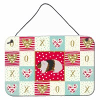 8 x 12 in. Teddy Guinea Pig Love Wall or Door Hanging Prints