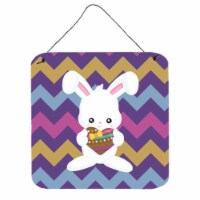 Easter Rabbit with Chocolate Heart Wall or Door Hanging Prints