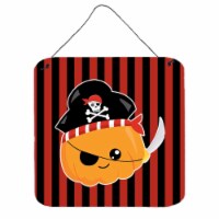 Halloween Pumpkin Pirate Wall or Door Hanging Prints