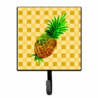 Whole Pineapple on Basketweave Leash or Key Holder