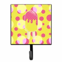Ice Pop Popsicle Pink Yellow Leash or Key Holder