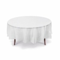 TCRH-WHT-6 Round Table Cover, White - Case of 18