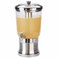 3 gal Beverage Dispenser with Ice Chamber & Stainless Steel Base - 8.125 x 9.75 x 25.75 in.