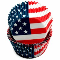 DDI USA Flag Baking Cups - 50 Count case of 144