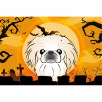 Halloween Pekingese Fabric Placemat