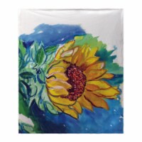 50 x 60 in. Windy Sunflower Fleece Blanket