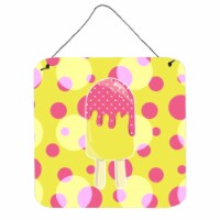 Ice Pop Popsicle Pink Yellow Wall or Door Hanging Prints