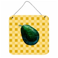 Whole Avacado on Basketweave Wall or Door Hanging Prints