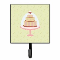 Decorated Cake on Green Leash or Key Holder