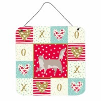 6 x 6 in. Chantilly Tiffany Cat Love Wall or Door Hanging Prints