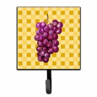 Grapes on Basketweave Leash or Key Holder