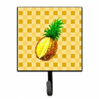 Whole Pineapple Cut on Basketweave Leash or Key Holder