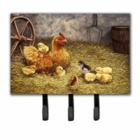 Chicken Hen & Her Chicks Leash or Key Holder
