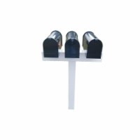 3 Vinyl Sleeve Mailboxe Post, White