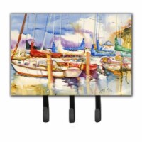 Run Away Sailboats Leash & Key Holder