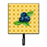 Blueberries on Basketweave Leash or Key Holder