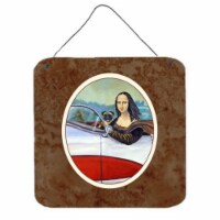 Fawn Pug & Mona Lisa Wall or Door Hanging Prints