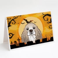 Halloween Cocker Spaniel Greeting Cards & Envelopes - Pack of 8