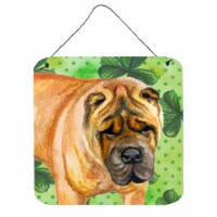 Shar Pei St Patricks Wall or Door Hanging Prints