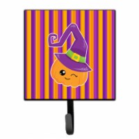 Halloween Pumpkin Witch Leash or Key Holder