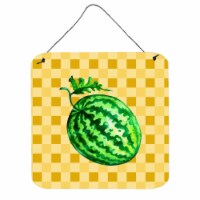 Whole Watermelon on Basketweave Wall or Door Hanging Prints