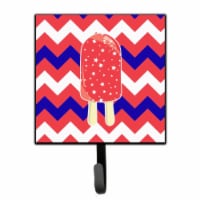 Ice Pop Popsicle Red White Blue Leash or Key Holder