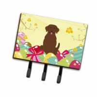 Easter Eggs Chocolate Labrador Leash or Key Holder