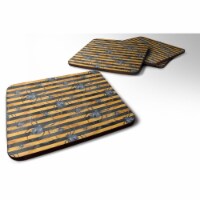 Watecolor Halloween Spiders Foam Coaster, Set of 4