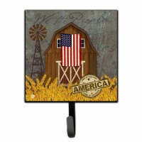 Patriotic Barn Land of America Leash or Key Holder