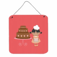 Valentines Cake Baker African American Wall or Door Hanging Prints