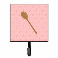 Wooden Spoon Pink Leash or Key Holder
