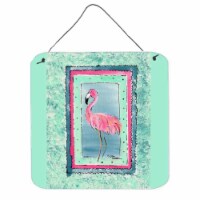 Bird - Flamingo Aluminium Metal Wall or Door Hanging Prints 8107