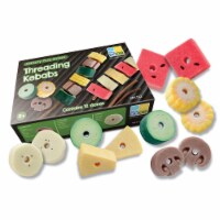 Threading Kebabs Sensory Play Stones for Grade PK Plus, Multi Color