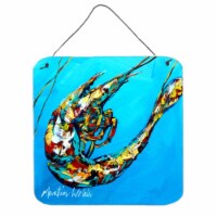 Shrimp Baby Shrimp Aluminium Metal Wall or Door Hanging Prints