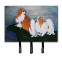 Japanese Chin Standing On My Tail Leash & Key Holder