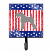 USA Patriotic Kerry Blue Terrier Leash or Key Holder