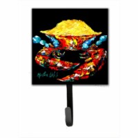 Crab Black Gold Leash Or Key Holder