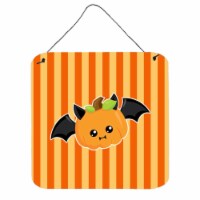 Halloween Pumpkin Bat Wall or Door Hanging Prints