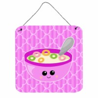 Pink Bowl of Cereal Wall or Door Hanging Prints