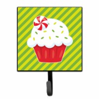 Christmas Pepermint Cupcake Leash or Key Holder