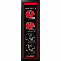 Atlanta Falcons Logo History Felt Banner - 14 x 37 in.