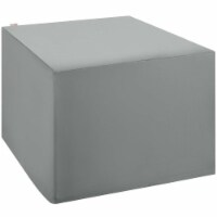 Immerse Convene, Sojourn & Summon Ottoman & Side Table Outdoor Patio Furniture Cover, Gray