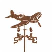 Corsair Airplane Weathervane with Deck Mount